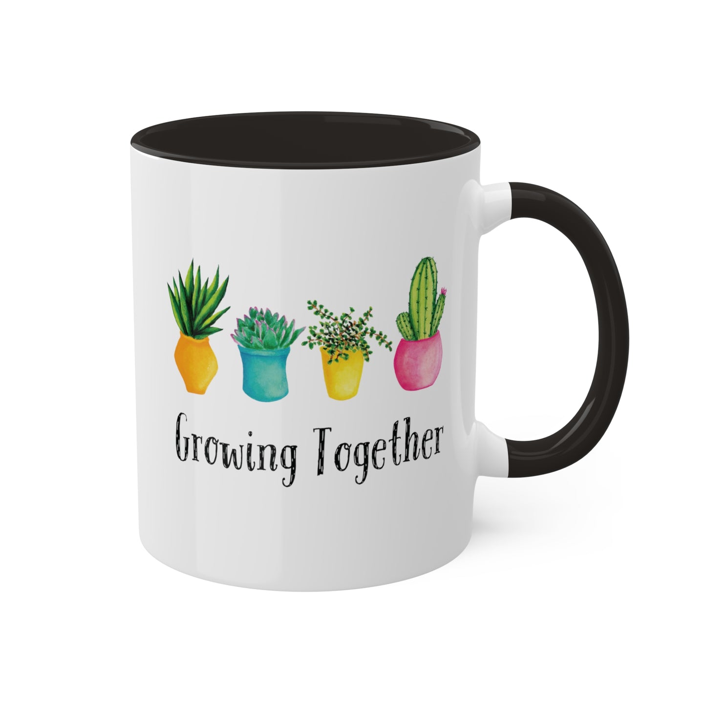 Hand-Drawn Potted Plants 11 oz Mug